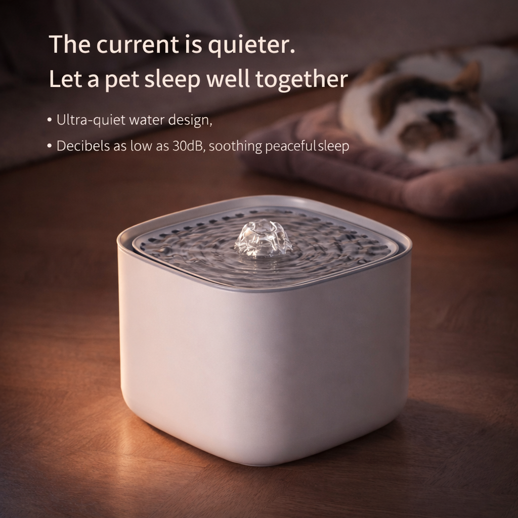 AquaFlow™ – Ultra-Quiet Fountain