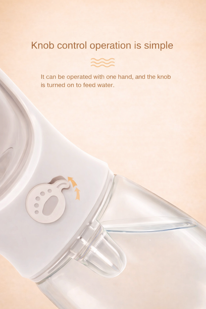 2-in-1 Portable Dog Water Bottle – Water + Food On-The-Go