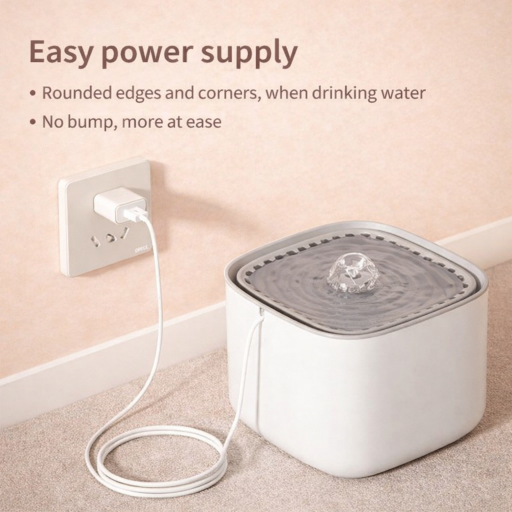 3L Pet Water Fountain – Fresh Flowing Water (Ultra Quiet)