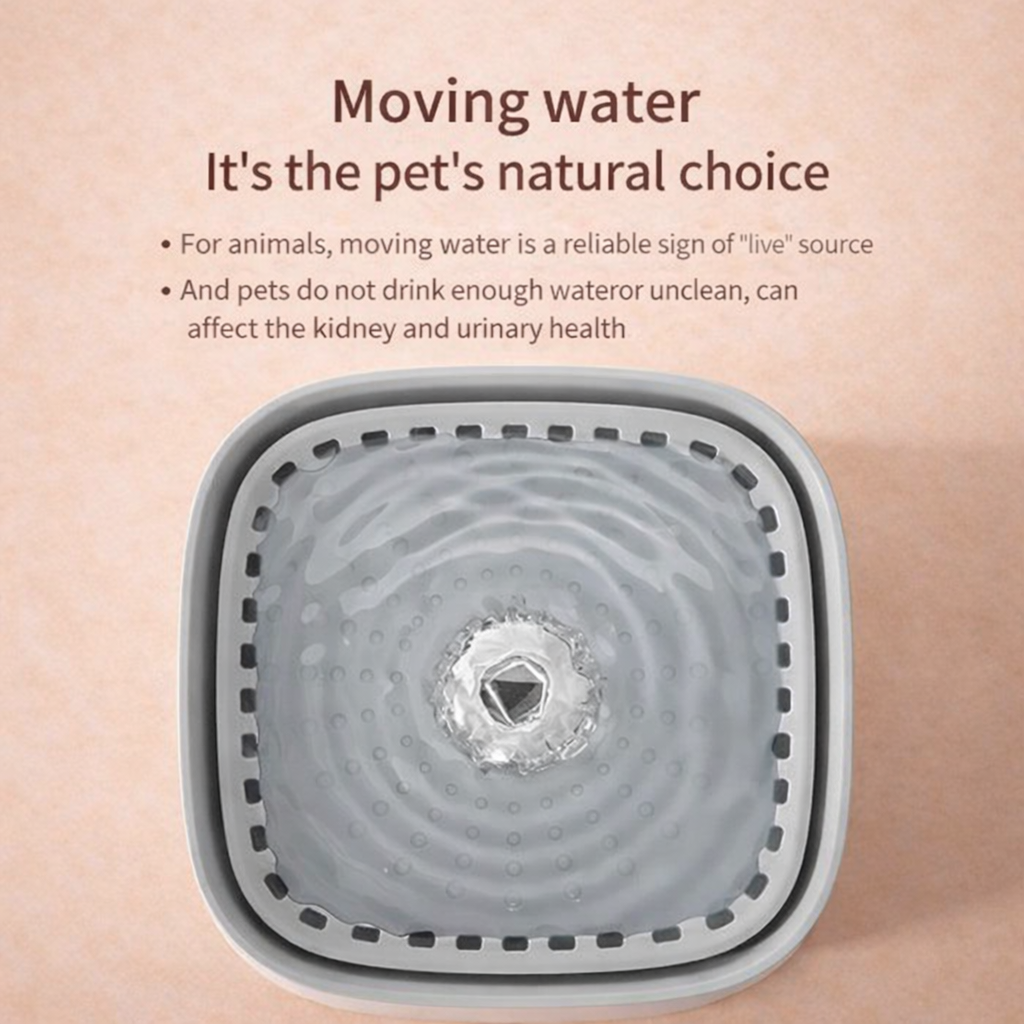 3L Pet Water Fountain – Fresh Flowing Water (Ultra Quiet)